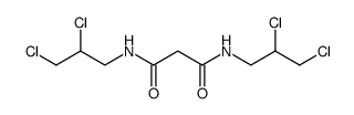 Malonsaeure-bis-<2.3-dichlor-propylamid>结构式