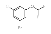 1-溴-3-氯-5-(二氟甲氧基)苯结构式