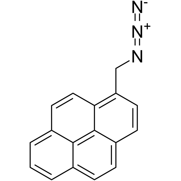 1-(叠氮基甲基)芘结构式