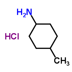 trans-4-Methylcyclohexanamine hydrochloride (1:1) Structure