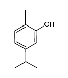 2-iodo-5-isopropylphenol结构式