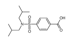 4-二异丁基磺酰基苯甲酸结构式
