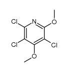 3,5,6-trichloro-2,4-dimethoxypyridine结构式