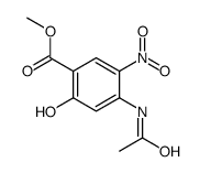 methyl 4-acetamido-2-hydroxy-5-nitrobenzoate Structure