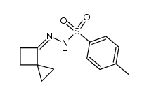 spiro[2.3]hexan-4-one tosylhydrazone Structure