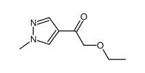 2-ethoxy-1-(1-methyl-pyrazol-4-yl)-ethanone Structure