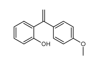 2-(1-(4-methoxyphenyl)vinyl)phenol结构式
