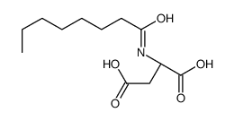 (2S)-2-(octanoylamino)butanedioic acid Structure