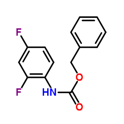 Benzyl (2,4-difluorophenyl)carbamate structure