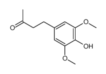 4-(4-hydroxy-3,5-dimethoxyphenyl)butan-2-one Structure