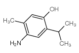 4-氨基-2-异丙基-5-甲基苯酚结构式