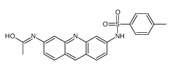 N-[6-[(4-methylphenyl)sulfonylamino]acridin-3-yl]acetamide Structure
