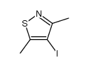 3,5-dimethyl-4-iodoisothiazole Structure