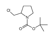 2-(氯甲基)-1-吡咯烷甲酸叔丁酯结构式