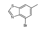 4-Bromo-6-methyl-1,3-benzothiazole结构式
