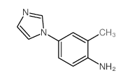 4-咪唑-1-基-2-甲基-苯胺结构式