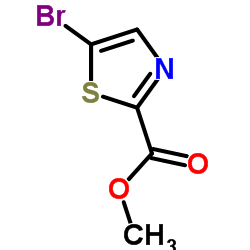 5-溴噻唑-2-羧酸甲酯结构式