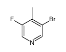 3-Bromo-5-fluoro-4-methylpyridine structure