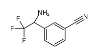 3-[(1R)-1-amino-2,2,2-trifluoroethyl]benzonitrile Structure