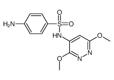4-amino-N-(3,6-dimethoxypyridazin-4-yl)benzenesulfonamide Structure
