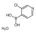 3-氯-4-吡啶硼酸 水合物结构式