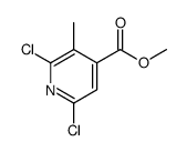 2,6-二氯-3-甲基异烟酸甲酯结构式