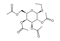 2,3,4,6-乙基-O-乙酰基-α-D-硫代吡喃半乳糖苷结构式