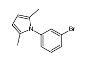 1-(3-bromophenyl)-2,5-dimethylpyrrole结构式