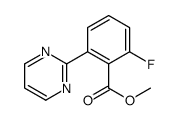 2-氟-6-(嘧啶-2-基)苯甲酸甲酯结构式