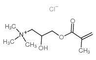 (3-羟丙基)三甲基氯化铵-2-羟基巴豆酸酯结构式