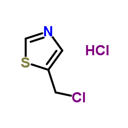5-(氯甲基)噻唑盐酸盐结构式