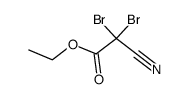 ethyl 2,2-dibromocyanoacetate结构式