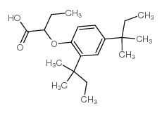 2-(2,4-Di-tert-pentylphenoxy)butryic acid Structure
