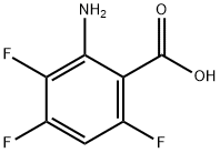 2-氨基-3,4,6-三氟苯甲酸结构式
