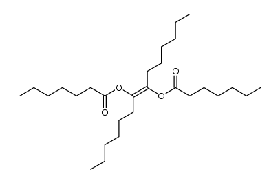 7-tetradecene-7,8-diol diheptanoate结构式