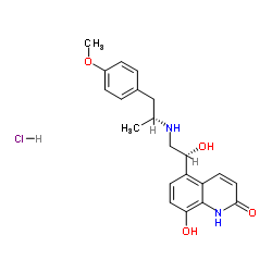 Carmoterol hydrochloride Structure