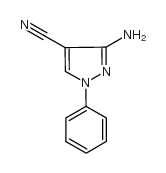 3-AMINO-1-PHENYL-1H-PYRAZOLE-4-CARBONITRILE Structure