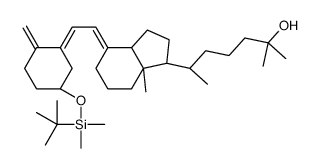 (6R)-6-[(1R,3aS,4E,7aR)-4-[(2Z)-2-[(5S)-5-[tert-butyl(dimethyl)silyl]oxy-2-methylidenecyclohexylidene]ethylidene]-7a-methyl-2,3,3a,5,6,7-hexahydro-1H-inden-1-yl]-2-methylheptan-2-ol Structure
