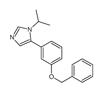 5-(3-phenylmethoxyphenyl)-1-propan-2-ylimidazole Structure