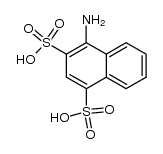 4-Aminonaphthalene-1,3-disulfonic acid Structure