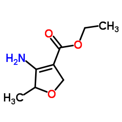 ethyl 4-amino-5-Methyl-2,5-dihydrofuran-3-carboxylate Structure