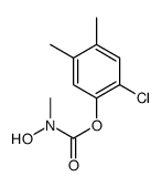 (2-chloro-4,5-dimethylphenyl) N-hydroxy-N-methylcarbamate Structure