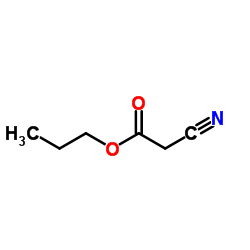 Propyl cyanoacetate Structure
