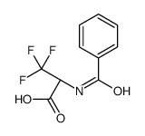 (2R)-2-benzamido-3,3,3-trifluoropropanoic acid结构式