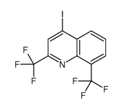 4-iodo-2,8-bis(trifluoromethyl)quinoline结构式