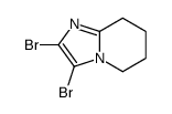 2,3-二溴-5,6,7,8-四氢咪唑并[1,2-a]吡啶结构式