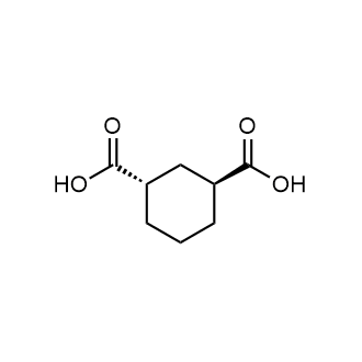 (1S,3S)-Cyclohexane-1,3-dicarboxylic acid Structure