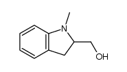 (1-methyl-2,3-dihydro-1H-indol-2-yl)methanol结构式