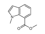 1-甲基-1H-吲哚-7-羧酸甲酯结构式