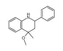 4-methoxy-4-methyl-2-phenyl-1,2,3,4-tetrahydroquinoline结构式